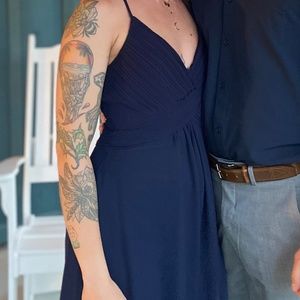 Mori Lee Bridesmaid Dress - Navy